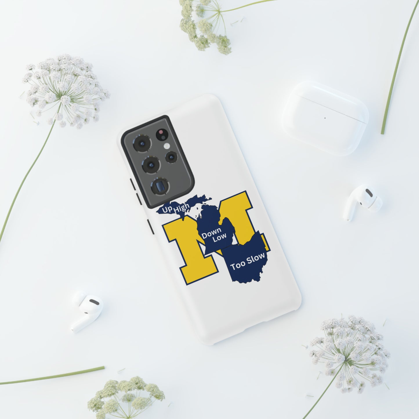 Michigan Phone Case - Up High - Down Low - Too Slow